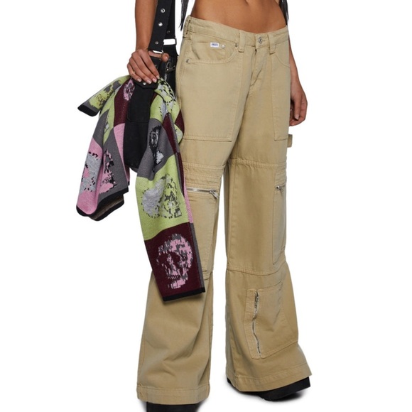 The Ragged Priest Ragged Jeans Wide Leg Combat 28 - Picture 11 of 11